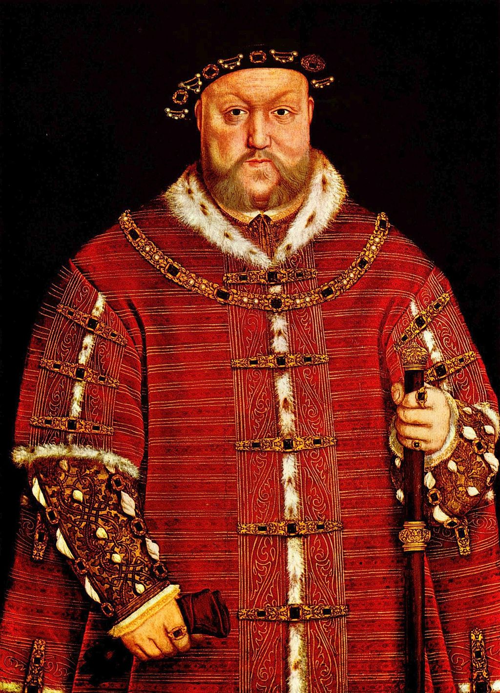 Portrait of King Henry VIII of England,
