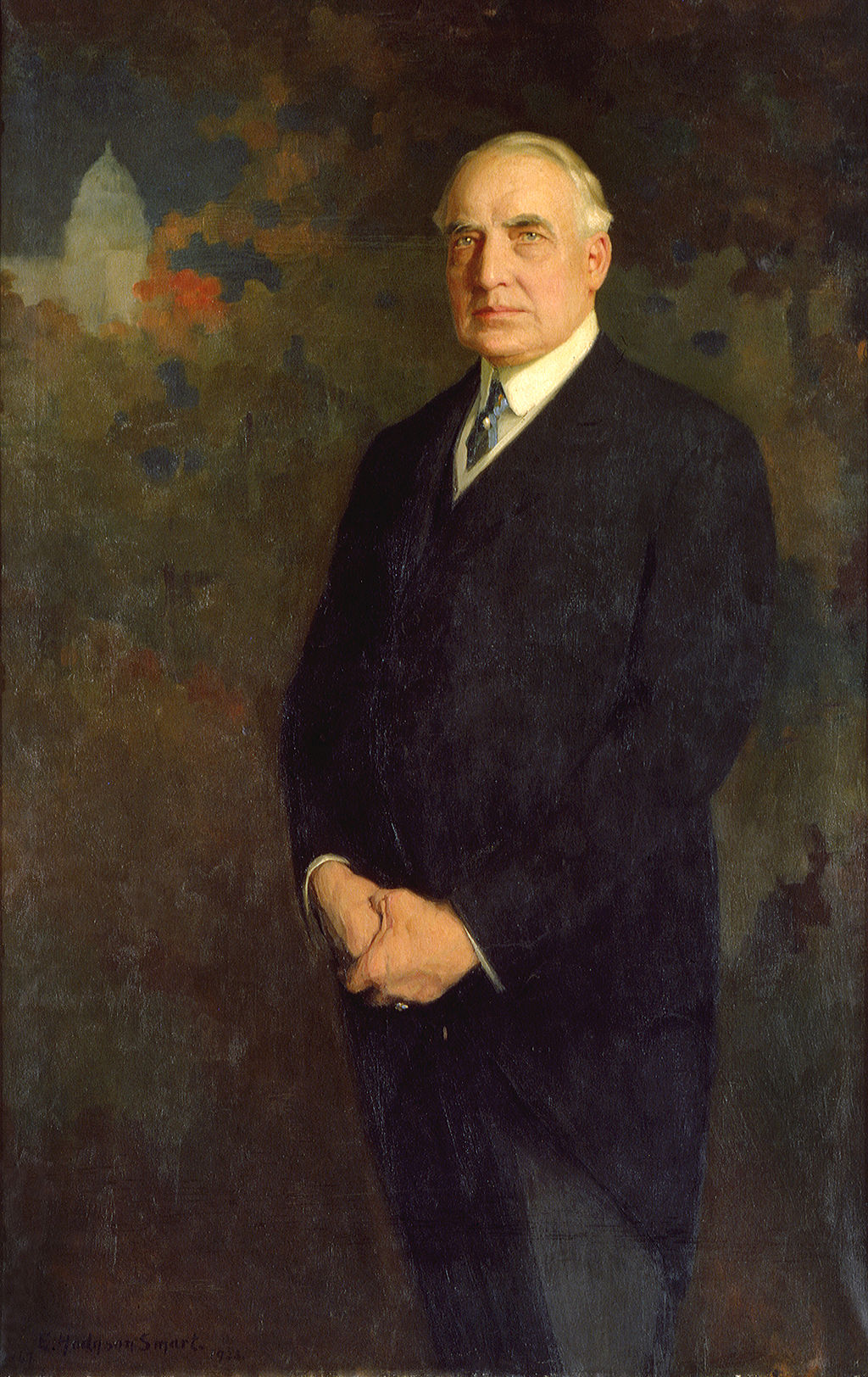 29th US President Warren G. Harding. Harding signed the 1921 Quote Law that restricted immigration to the US.