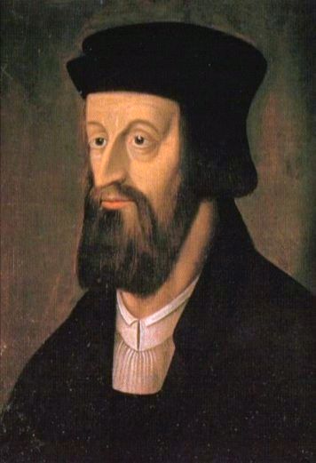A sixteenth century painting of Jan Hus.