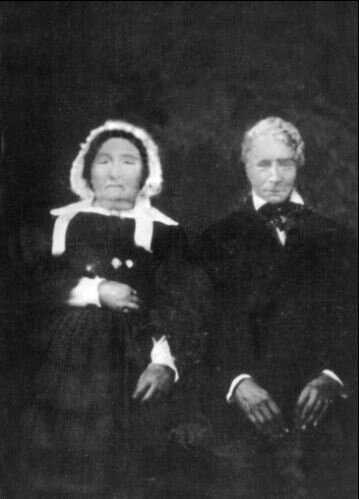 Jospeh Martin Plumb and his wife in the 19th century.