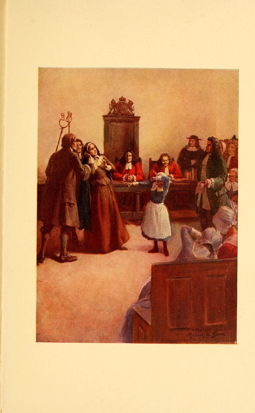 An image of the Salem witch trials by Frank O. Small.