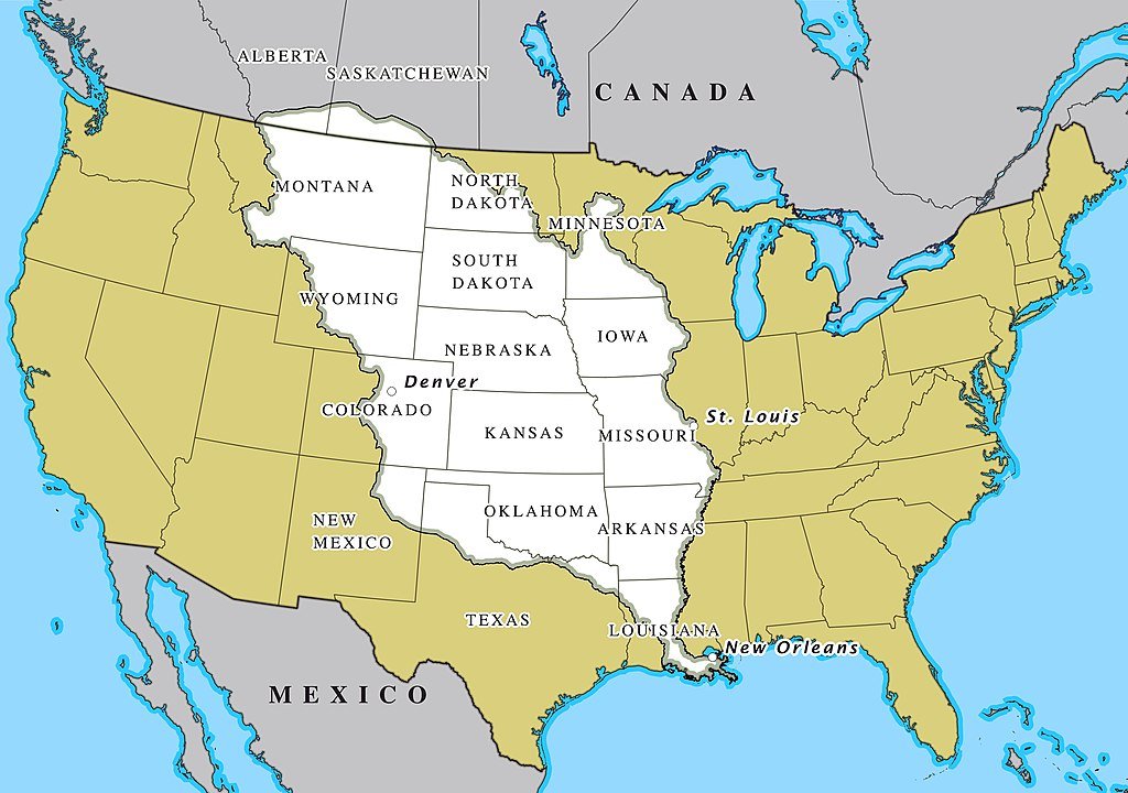 The 1803 Louisiana Purchase The Start Of The American Midwest