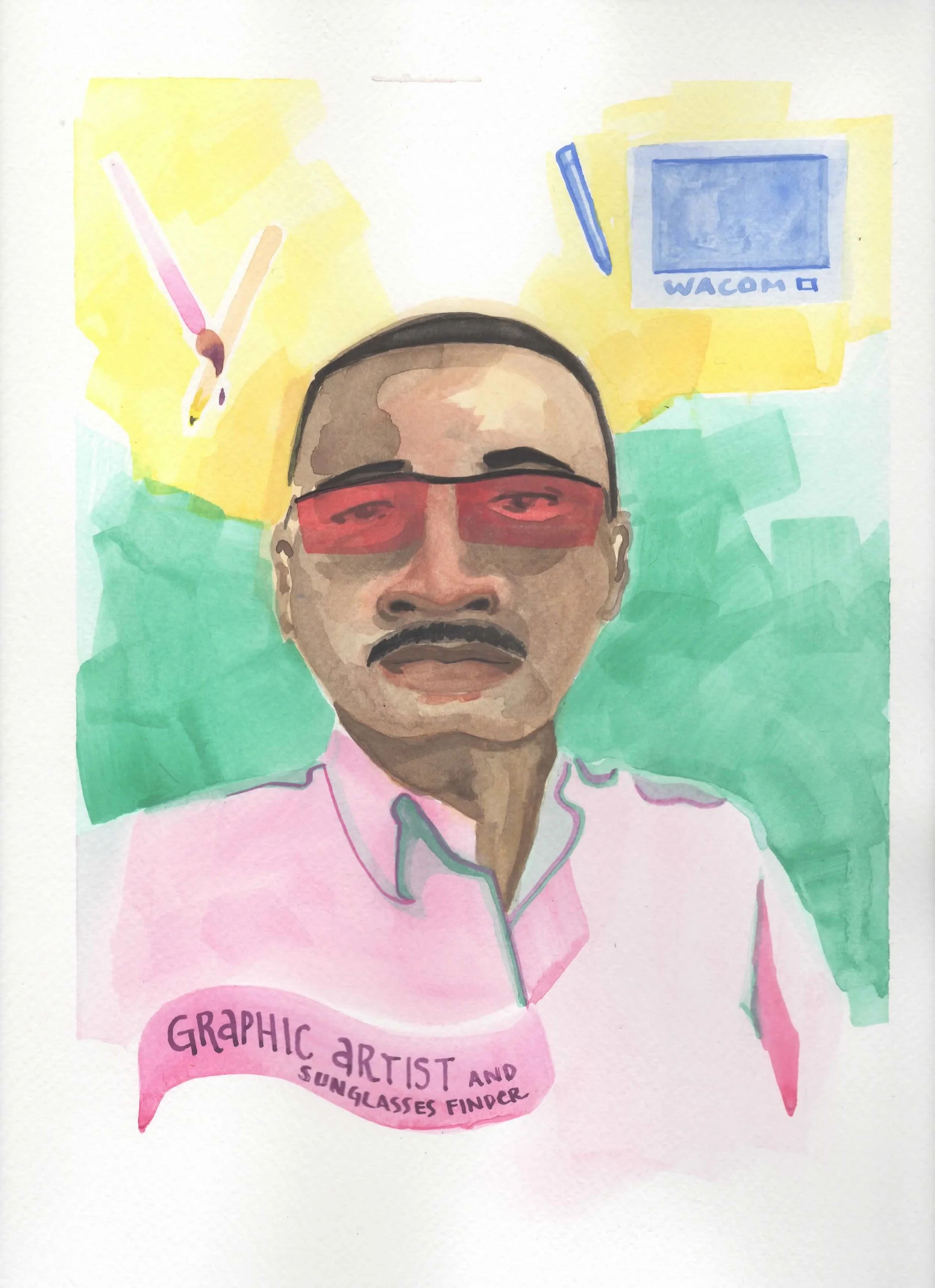 Watercolor on paper (2015)
