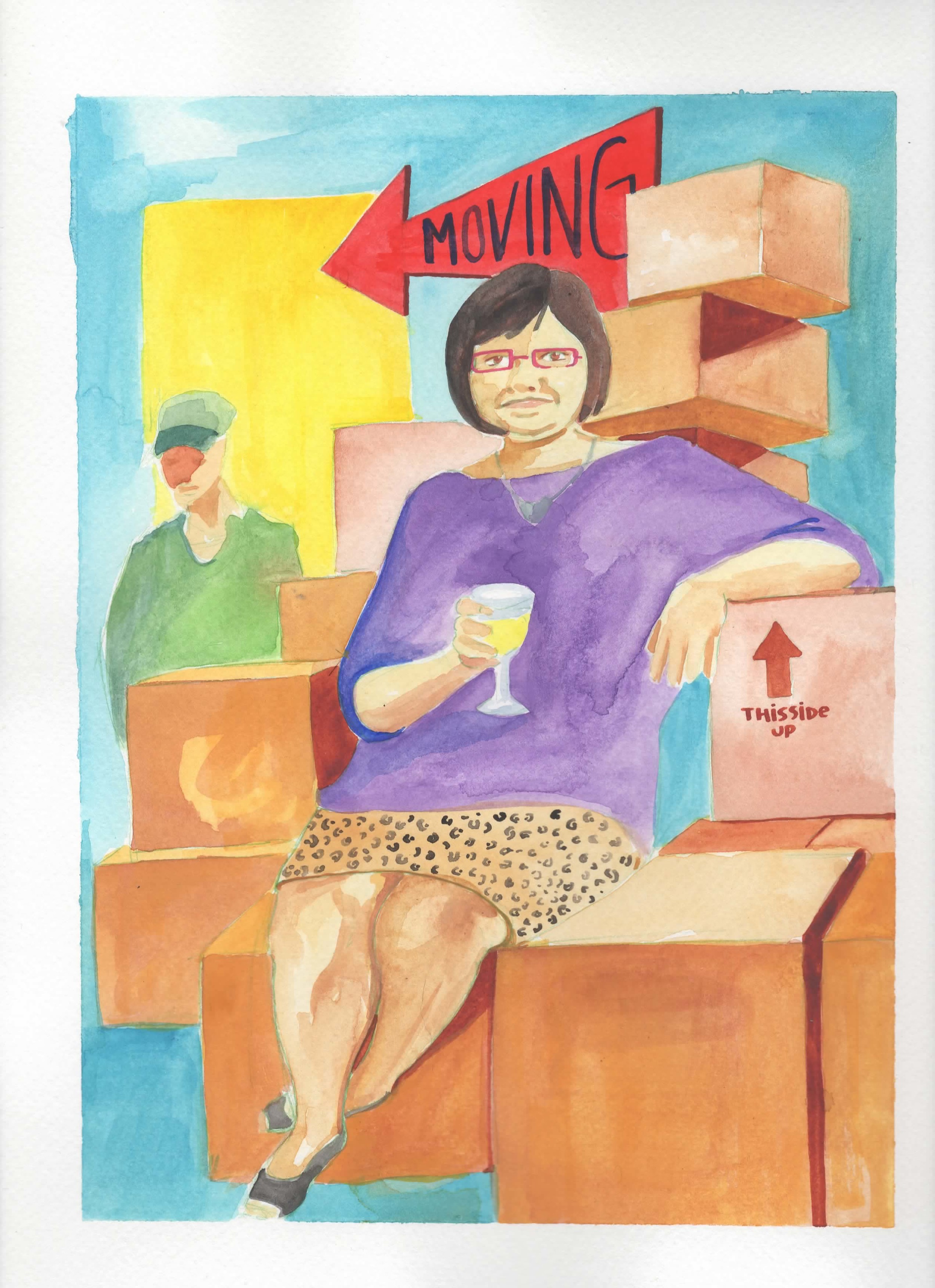 Watercolor on paper (2015)