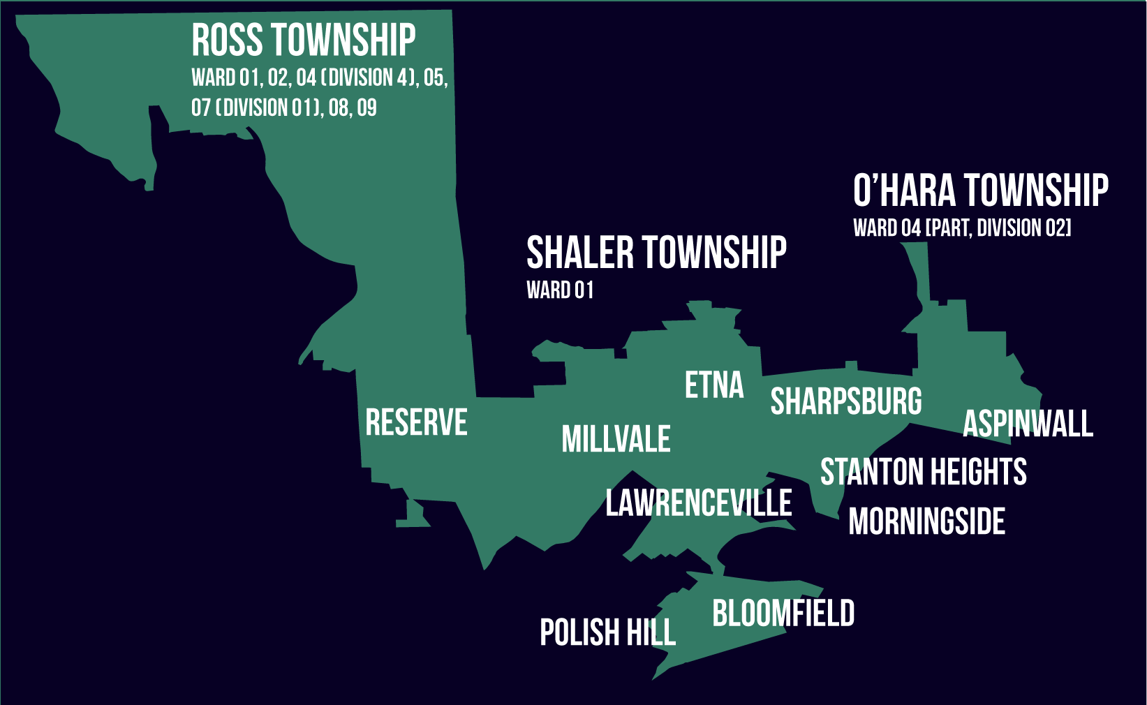 Map of the 21st District
