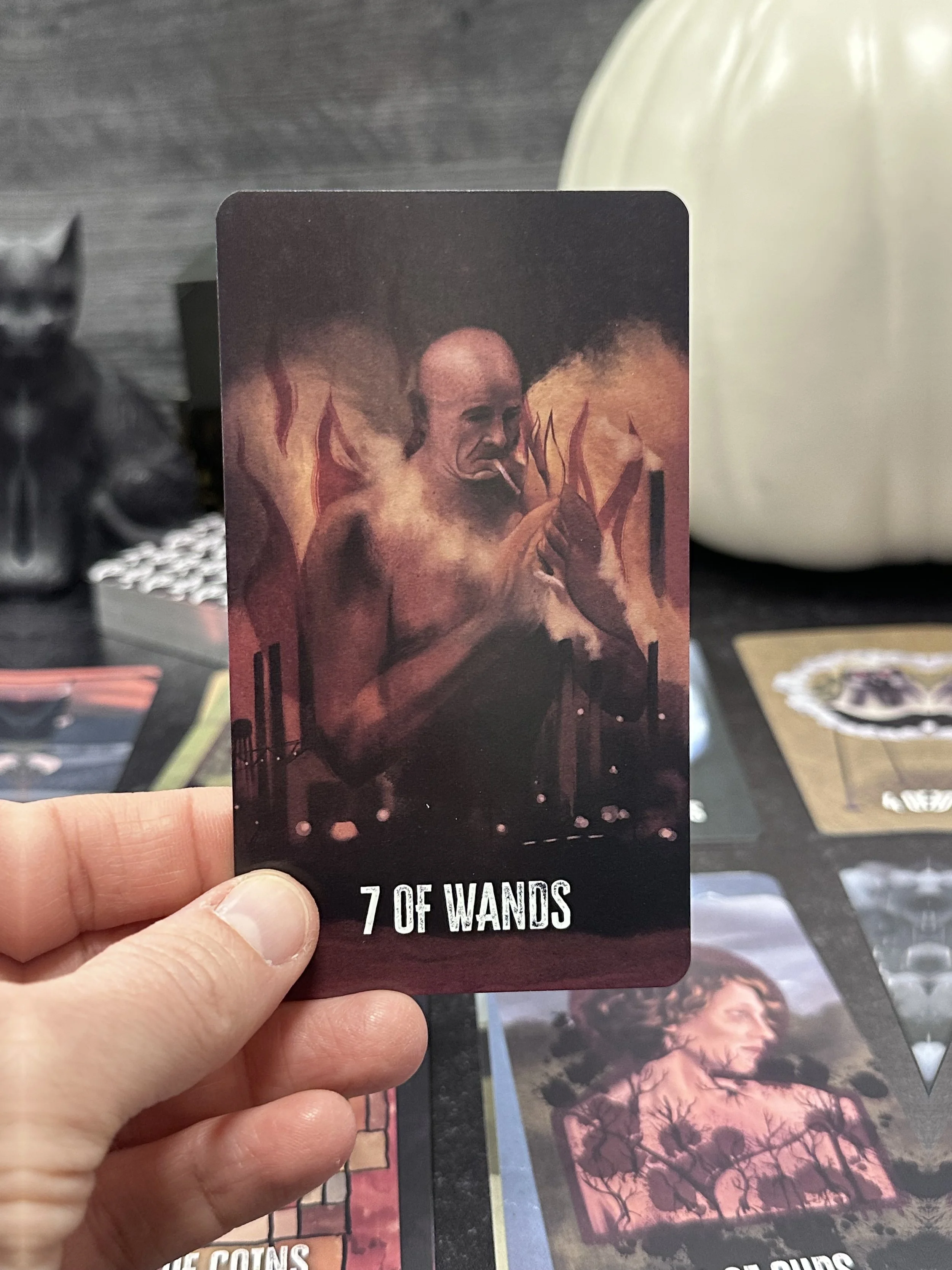 killerpancake-illustration-haunted-a-cursed-appalachian-tarot-deck-seven-of-wands.jpeg