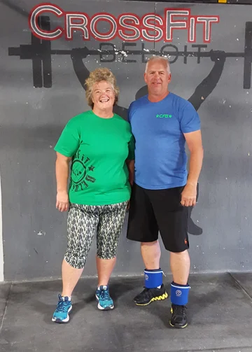  Nancy and Tim looking buff and tuff in their CFB gear