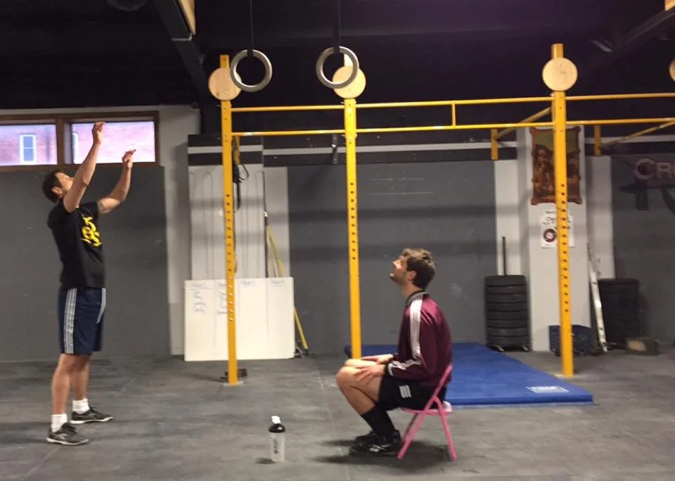 Jon coaching up Justin on 16.4