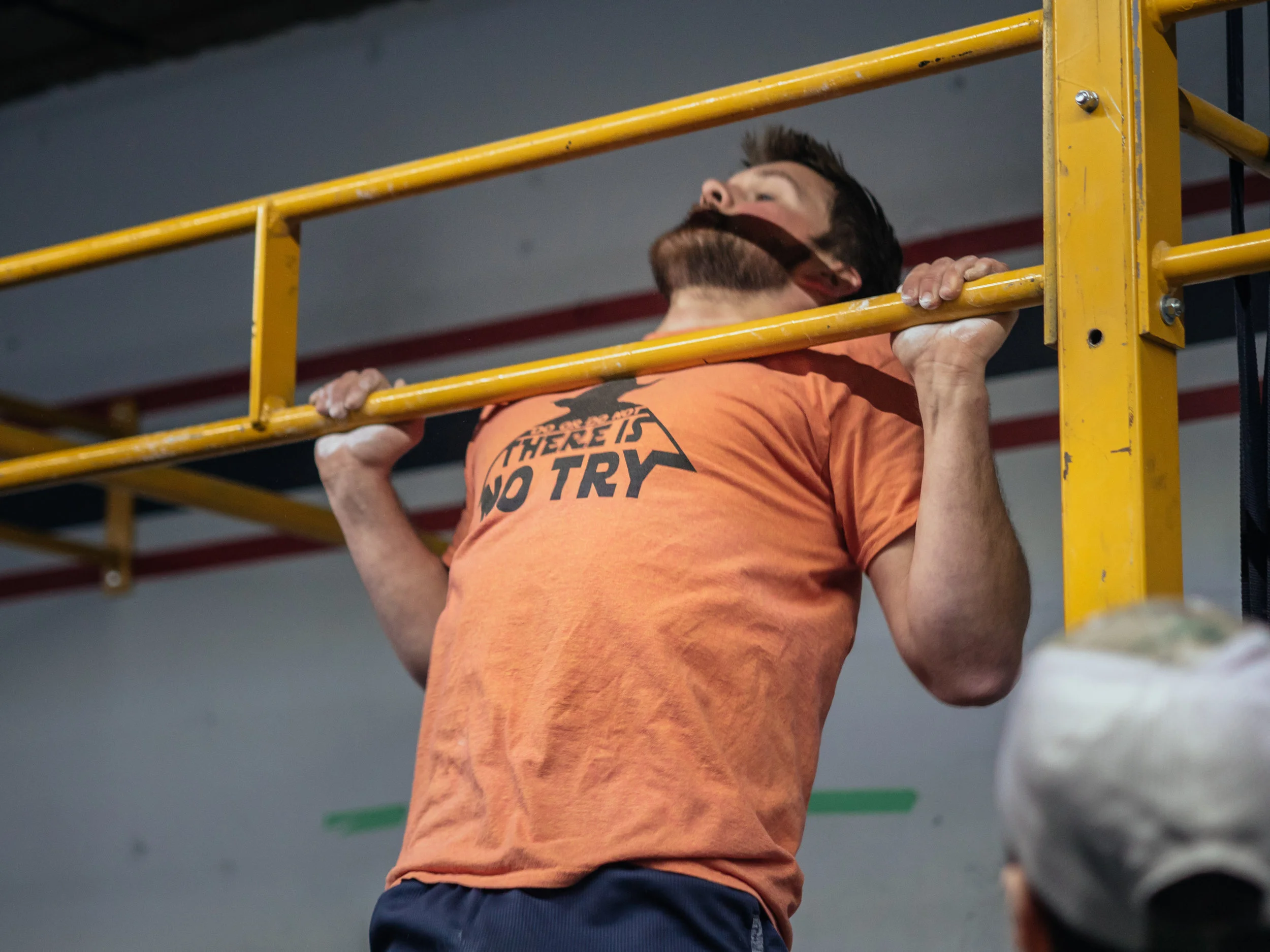 Blake crushing some chest to bar pull ups