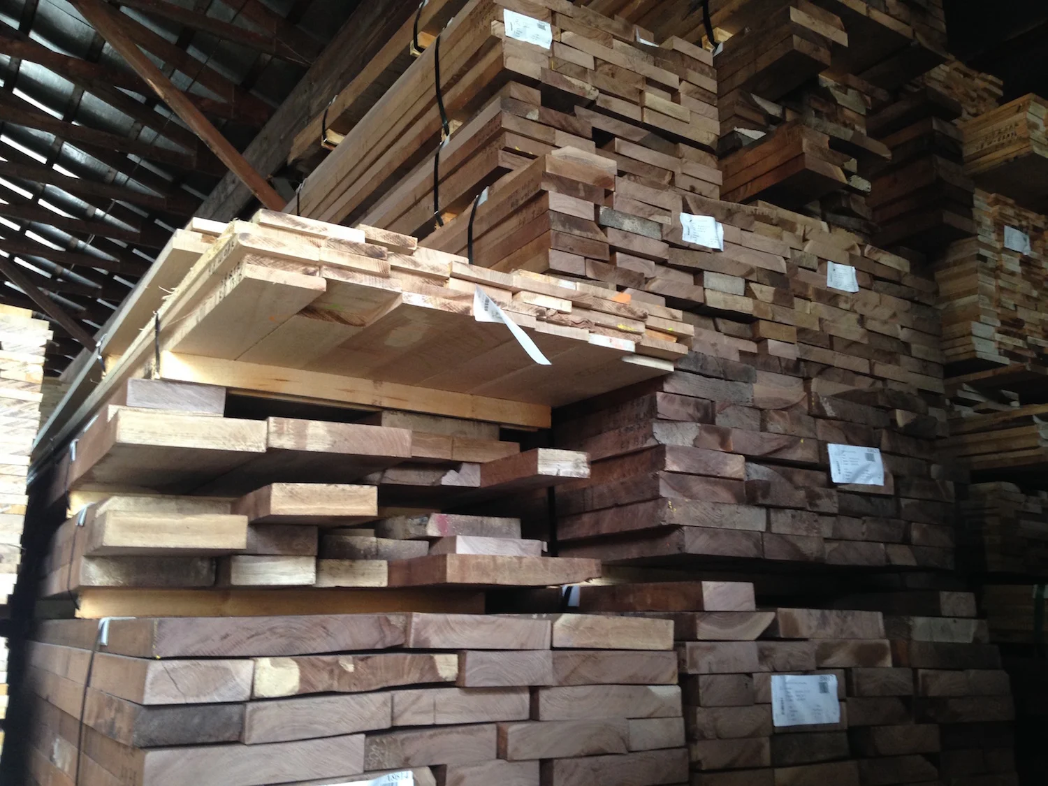 Walnut Lumber At One Of My Suppliers