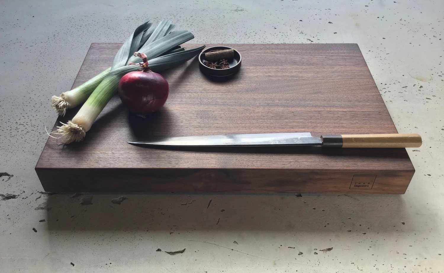 Premium Large Walnut Edge Grain Cutting Board