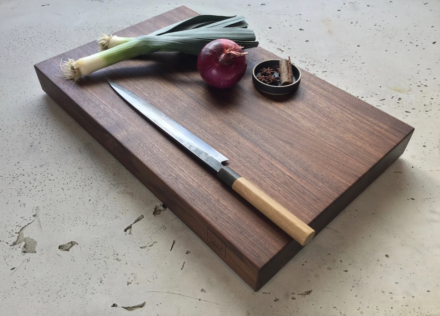 Premium Large Edge Grain Walnut Cutting Board