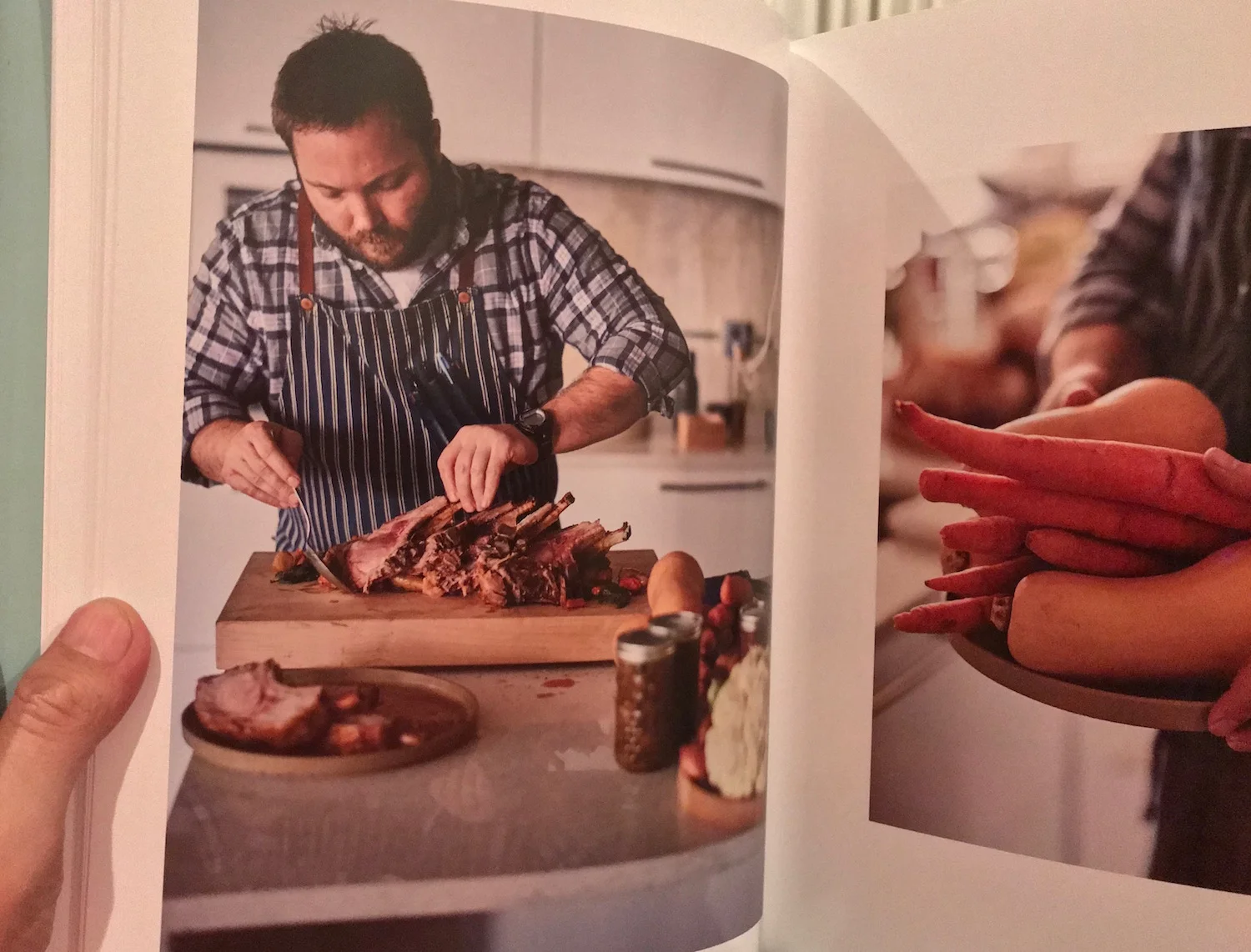 Page From The "4 Detroit" Cookbook Featuring My Hard Maple Cutting Board