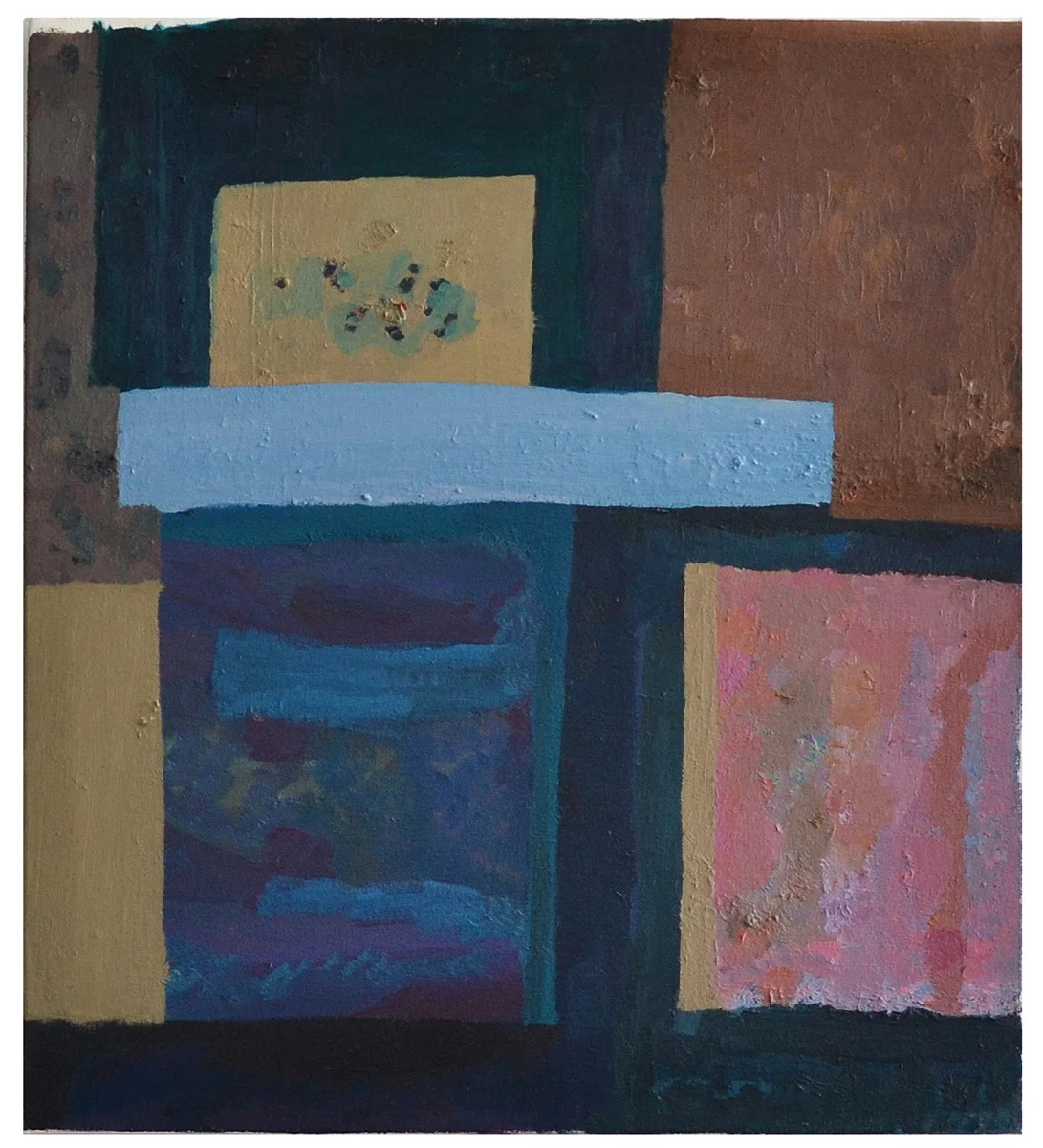 Bookshelf II , oil on canvas, 18" x 16", 2014