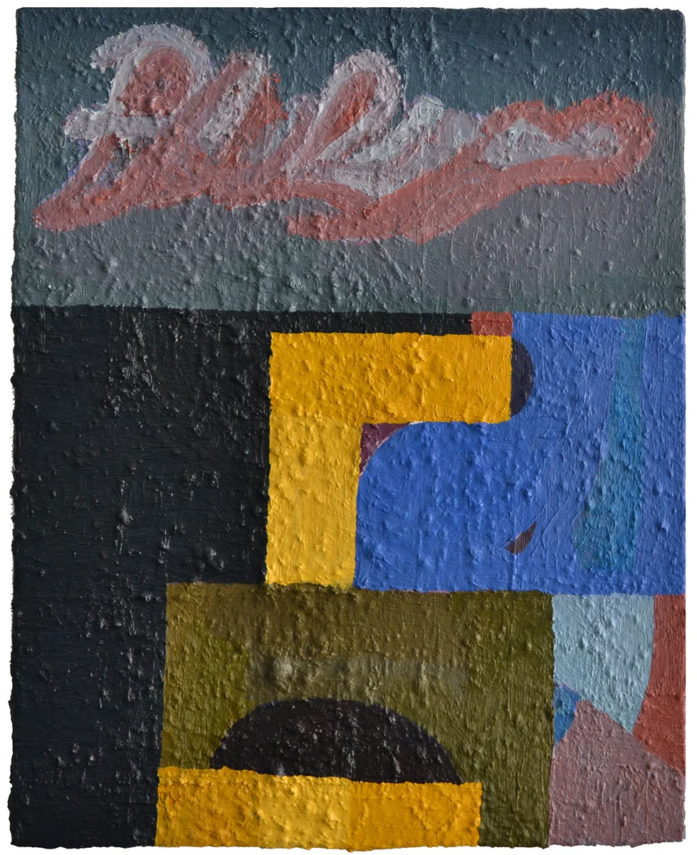 Philippa with yellow hanger, oil on canvas, 20" x 16", 2015