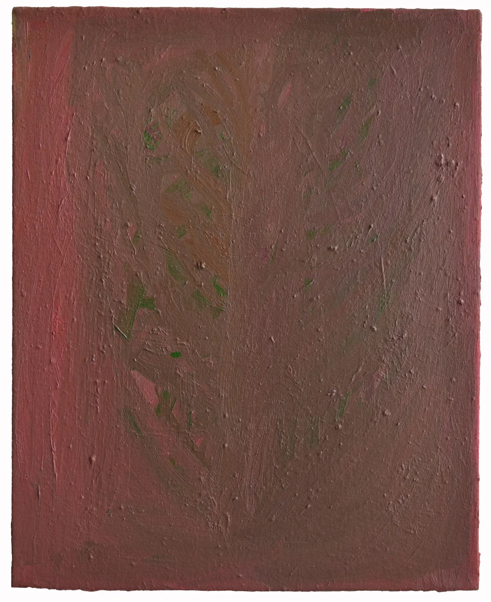 Muddy pink, constant blooming, oil on canvas, 20" x 16", 2015