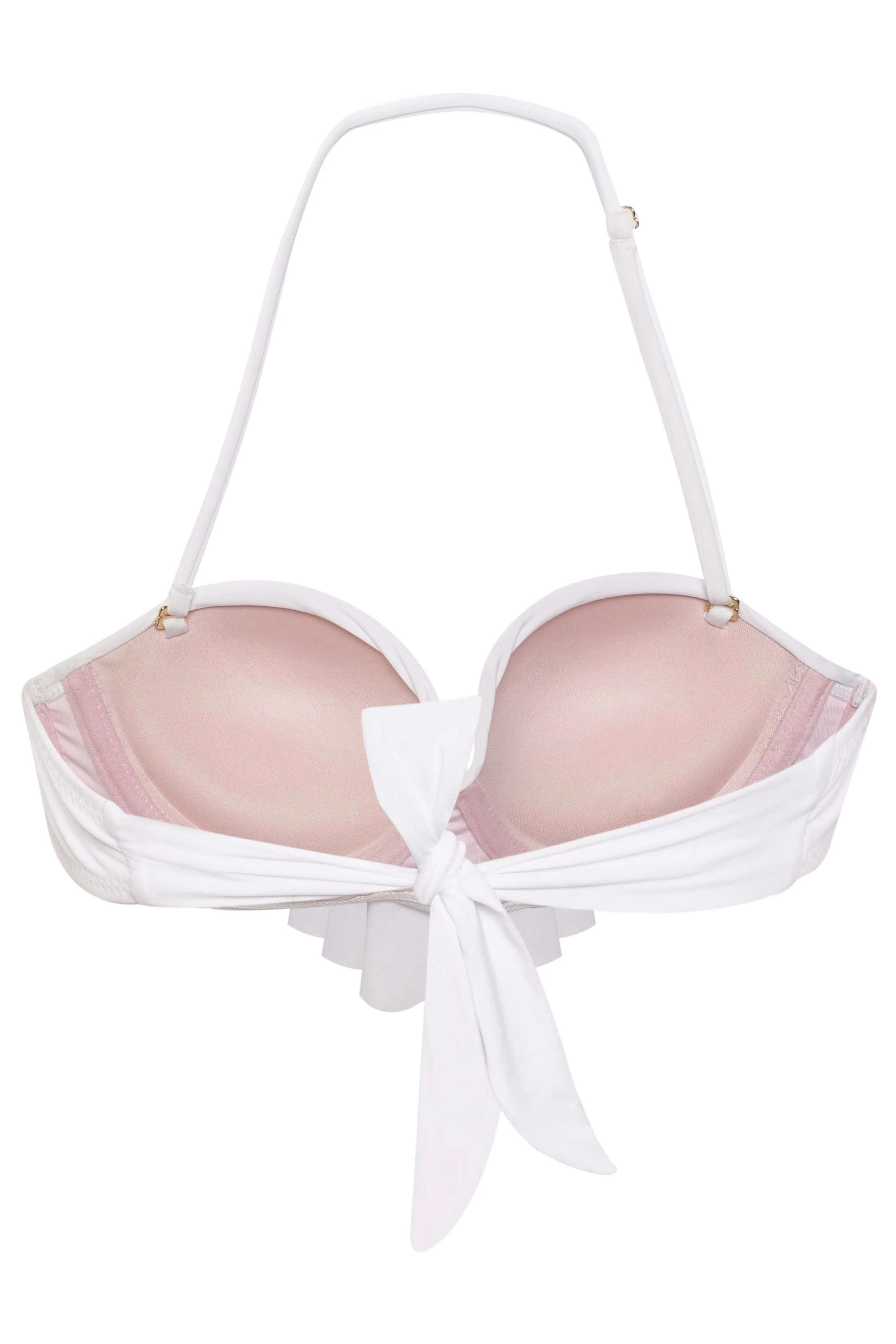 Searienas Beebee Wave Top White Halter Or Strapless Bikini Top Back. JPG