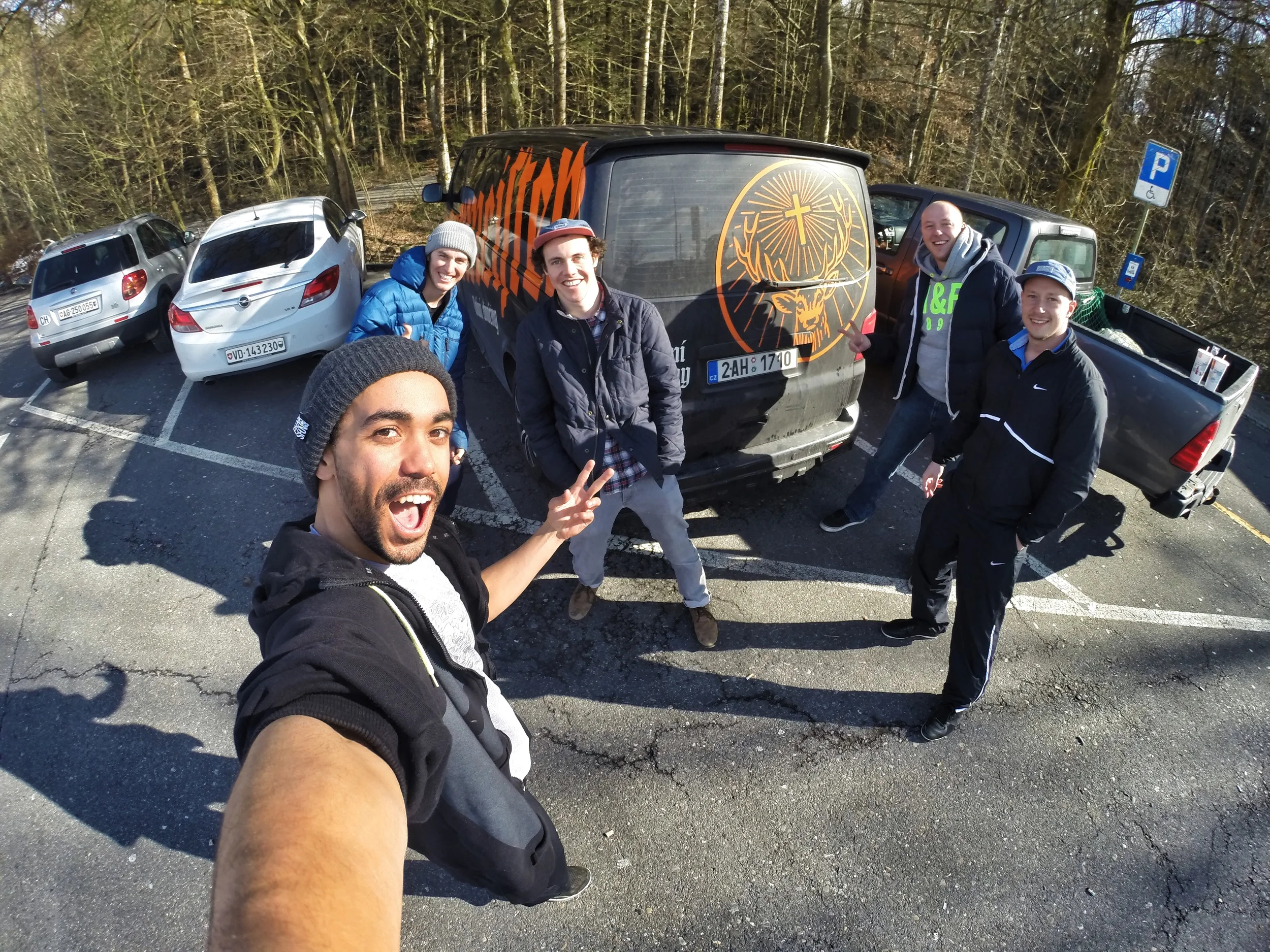 Road trip in the Jagarmeister van! 