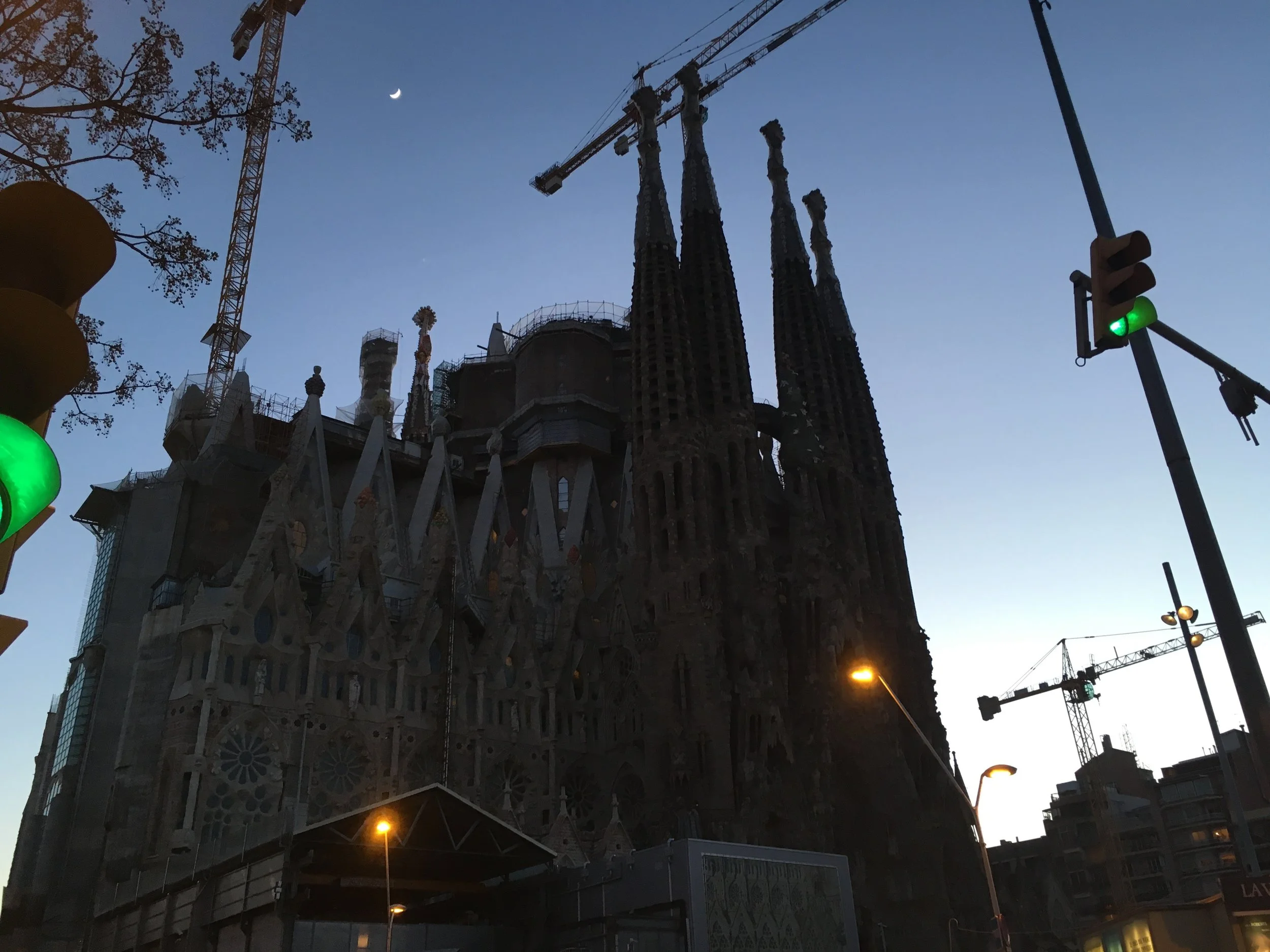 Took this shot around 5am of the Sagrada Familia before heading to the airport. 