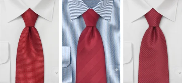 gravata vermelha combina com camisa azul
