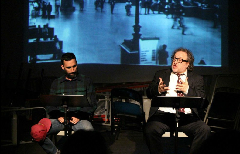 Matt Pilieci and Clyde Baldo at Fordham's New Work Series, June 2014: Photo Credit: Dawn McDonald. 