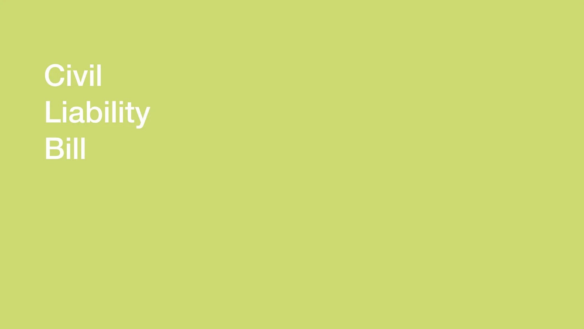 ALPS help you to get to grips with the Civil Liability Bill