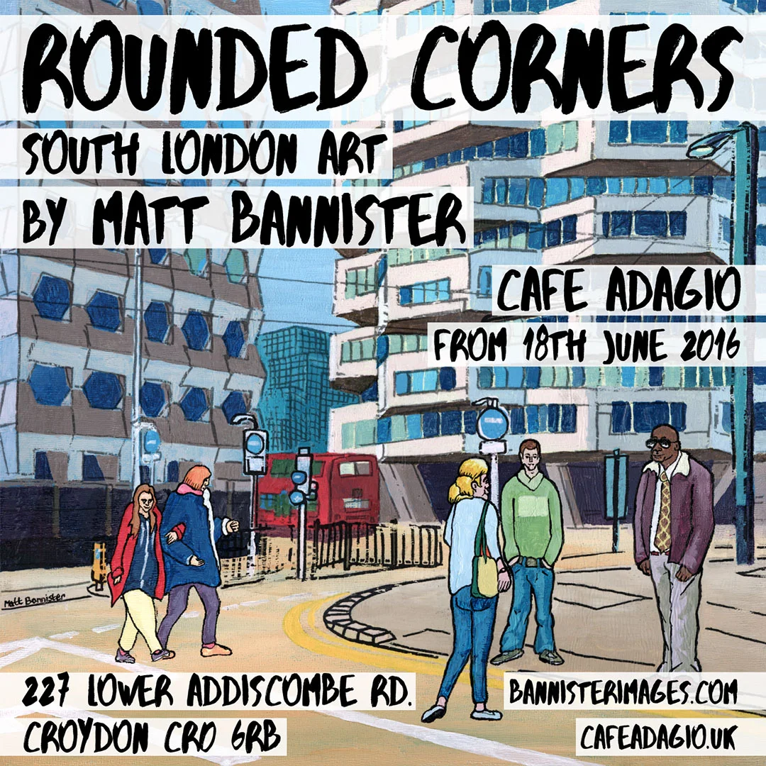 Matt Bannister's South London art exhibition poster