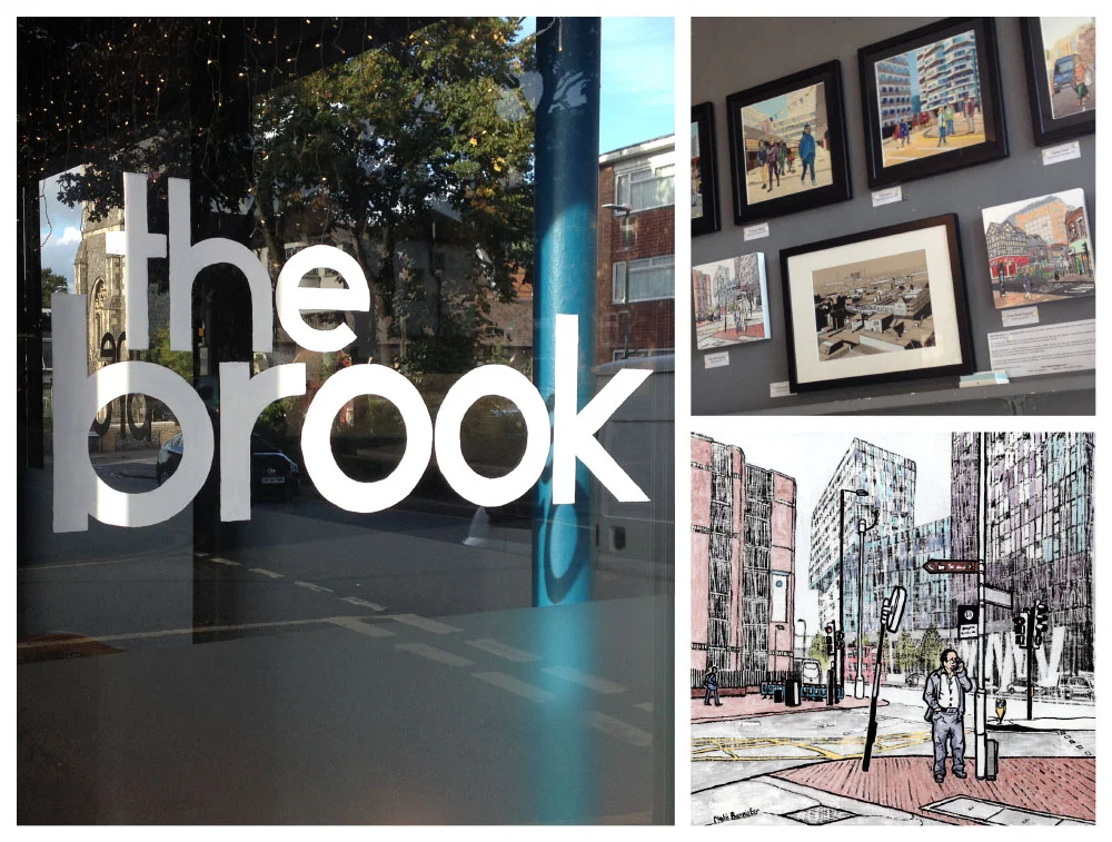 Art exhibition at The Brook