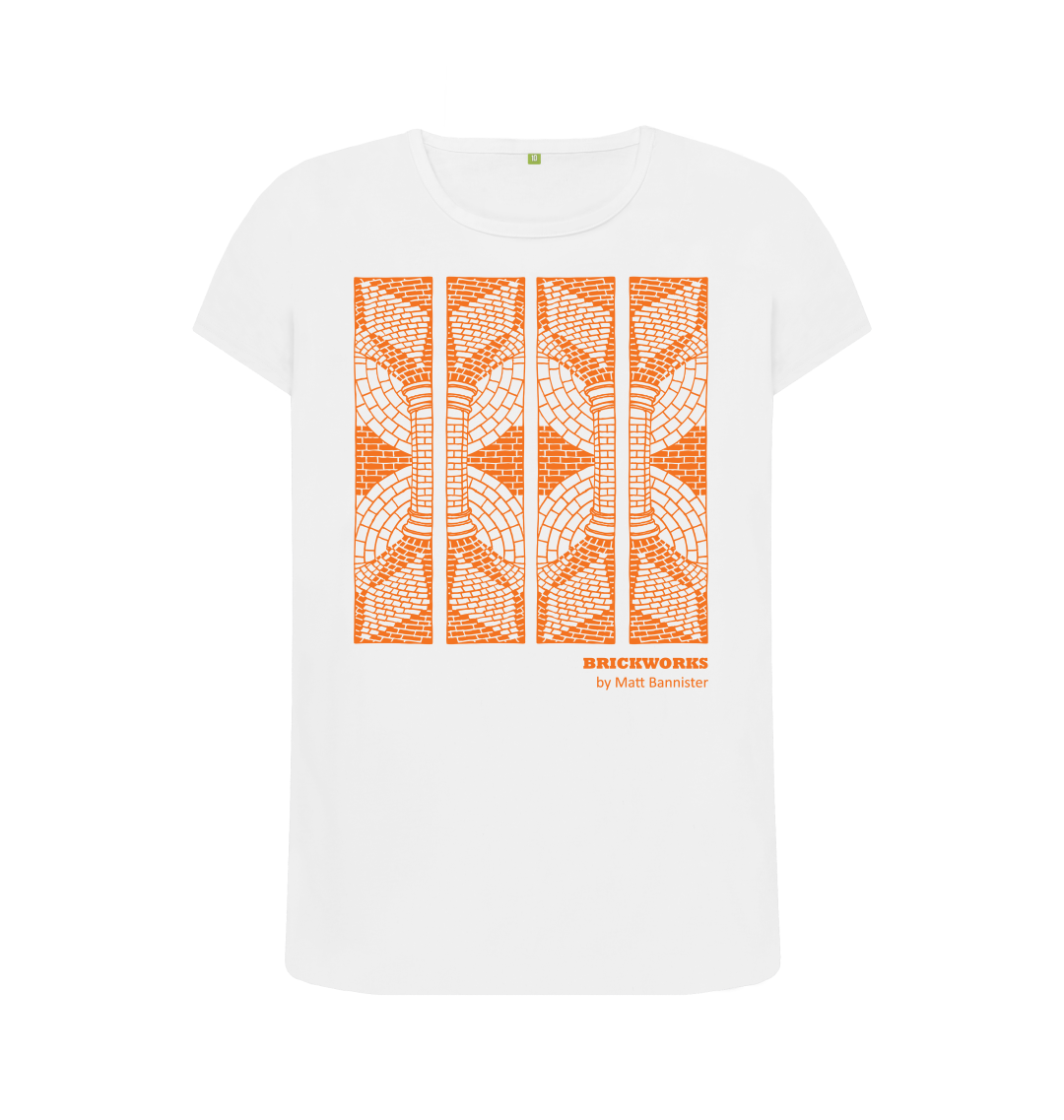 Crystal Palace Arcs crew t-shirt (orange design) WHITE.png