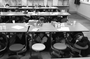 We even imagined what it would be like in an air raid!