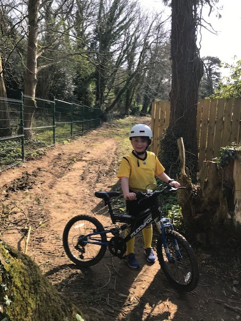 Cycling is a favourite for James