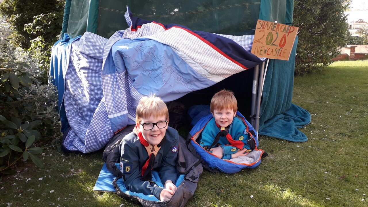 Scout and Beaver camp to Newcastle with a difference for Daniel and Harry!