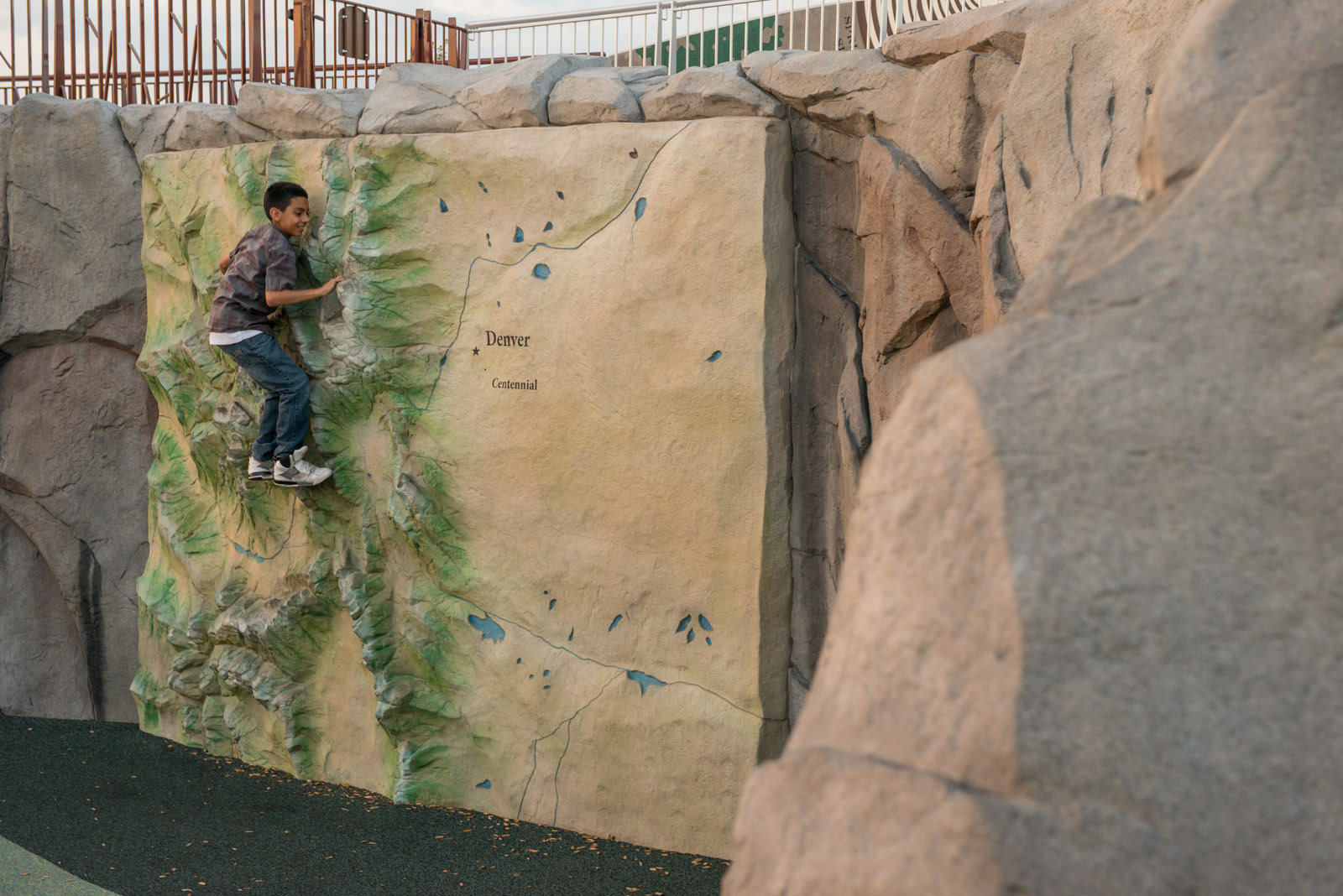 Map climbing wall