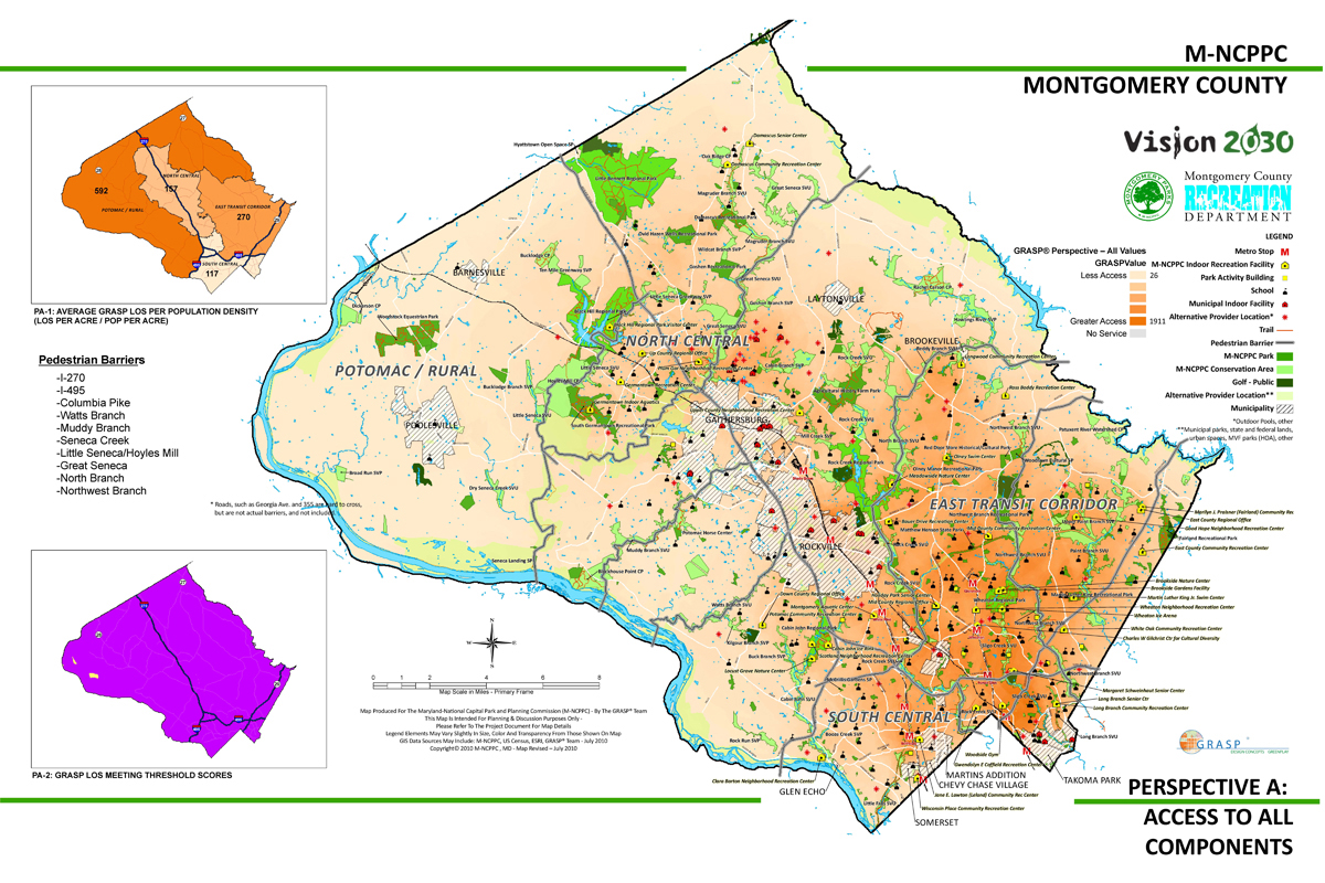 Map Of Montgomery County Md - Maps For You