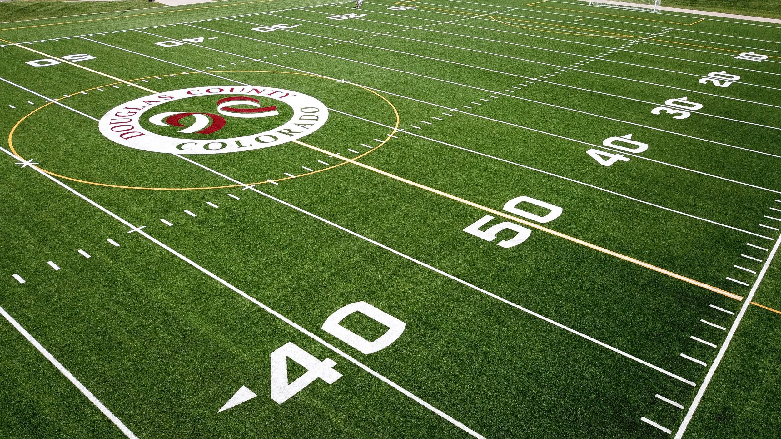 artificial football field playing surface