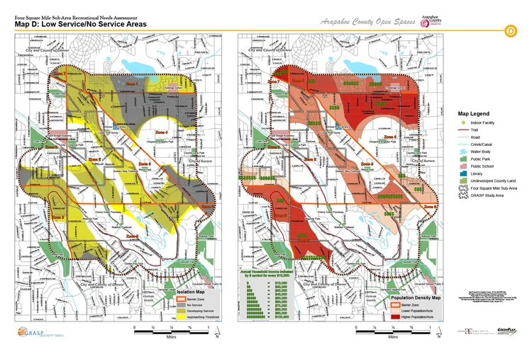 Unincorporated Arapahoe County Map Four Square Mile Sub-Area Plan - Arapahoe County, Co-Colorado Landscape  Architecture Firm | Design Concepts