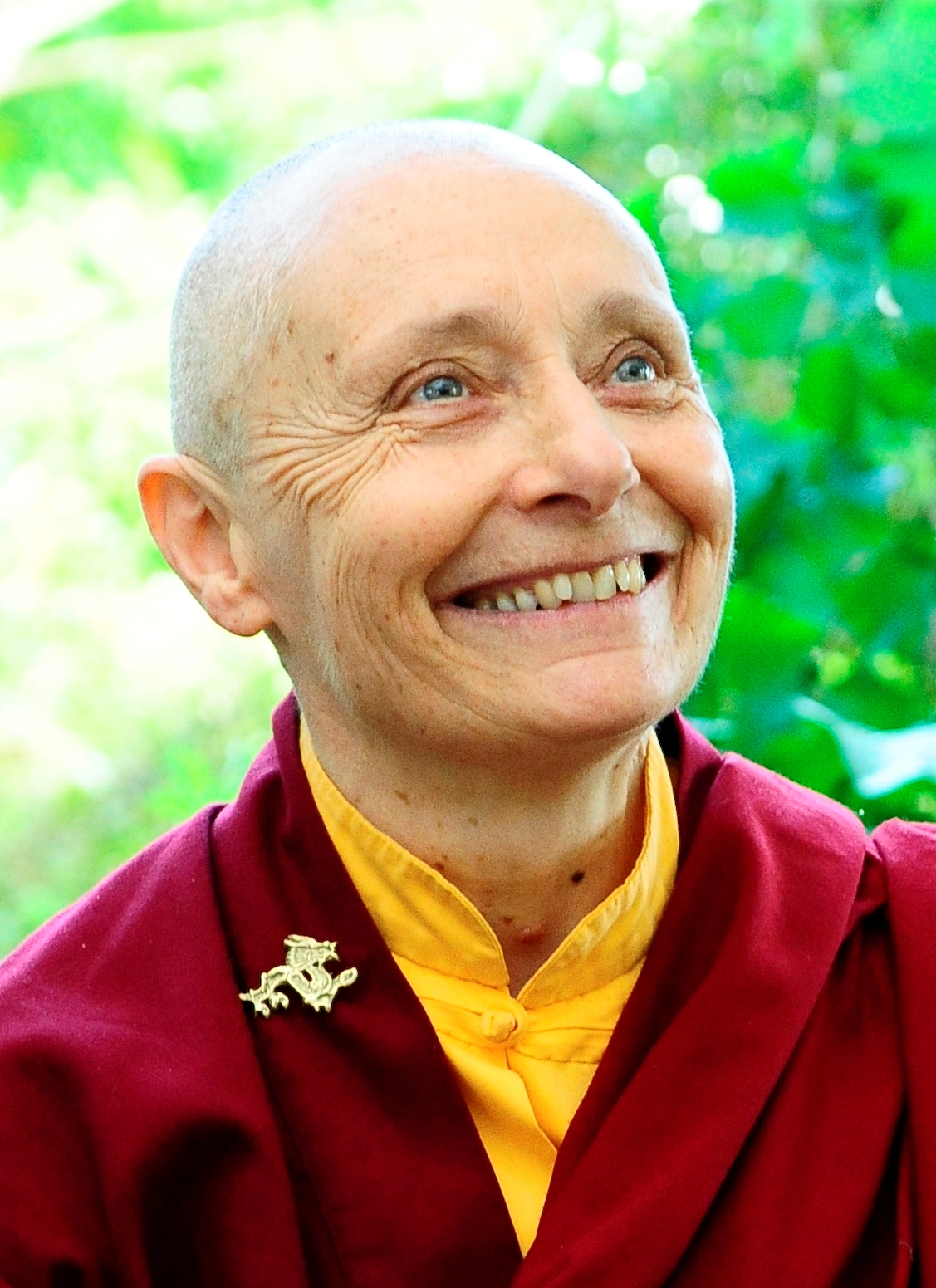 Jetsunma Tenzin Palmo on a teaching tour in Europe