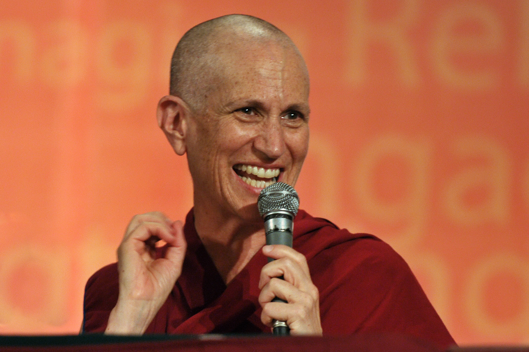 Venerable Thubten Chodron teaching