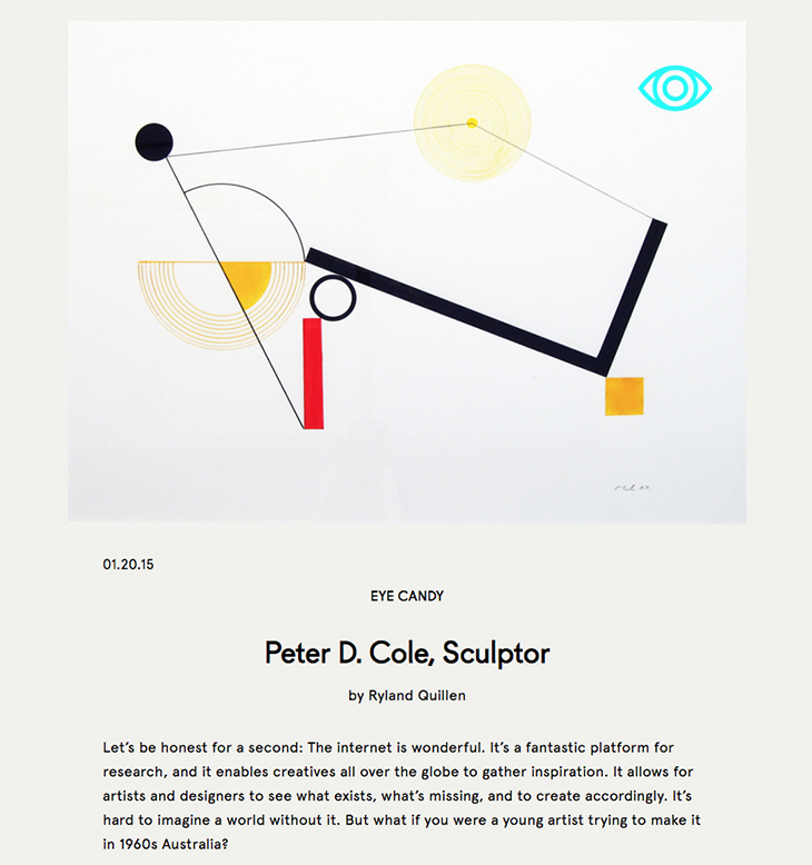 Sight Unseen / Read Article