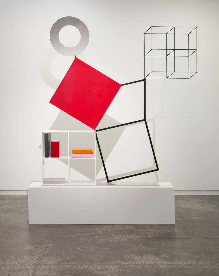 'Information' 2009 / H 186cm x W 175cm x D 25cm / Materials: P ainted brass, wood and aluminium / Price: $34,000 / Purchase 