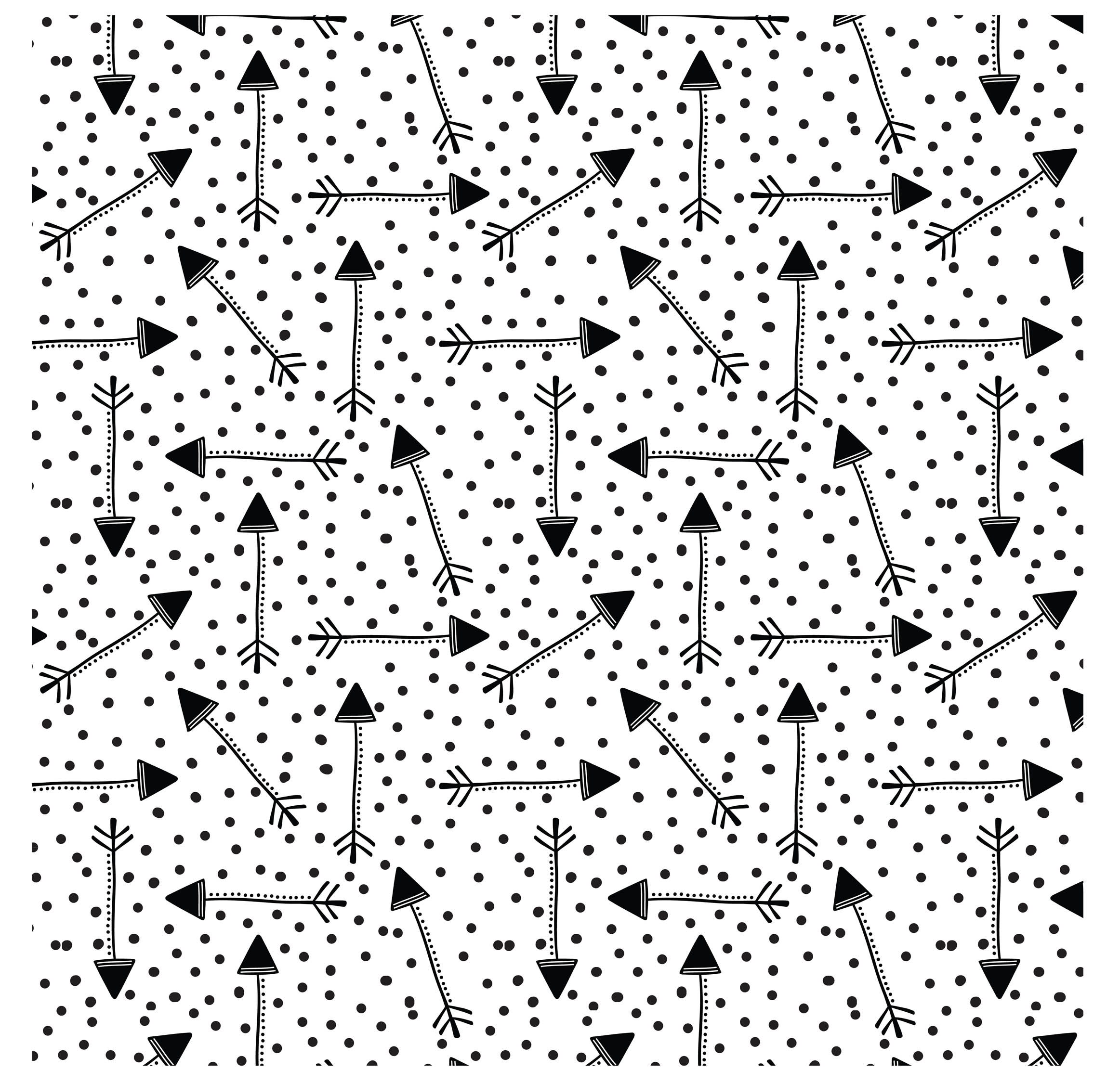 LIL ARROW SHOWER CURTAIN