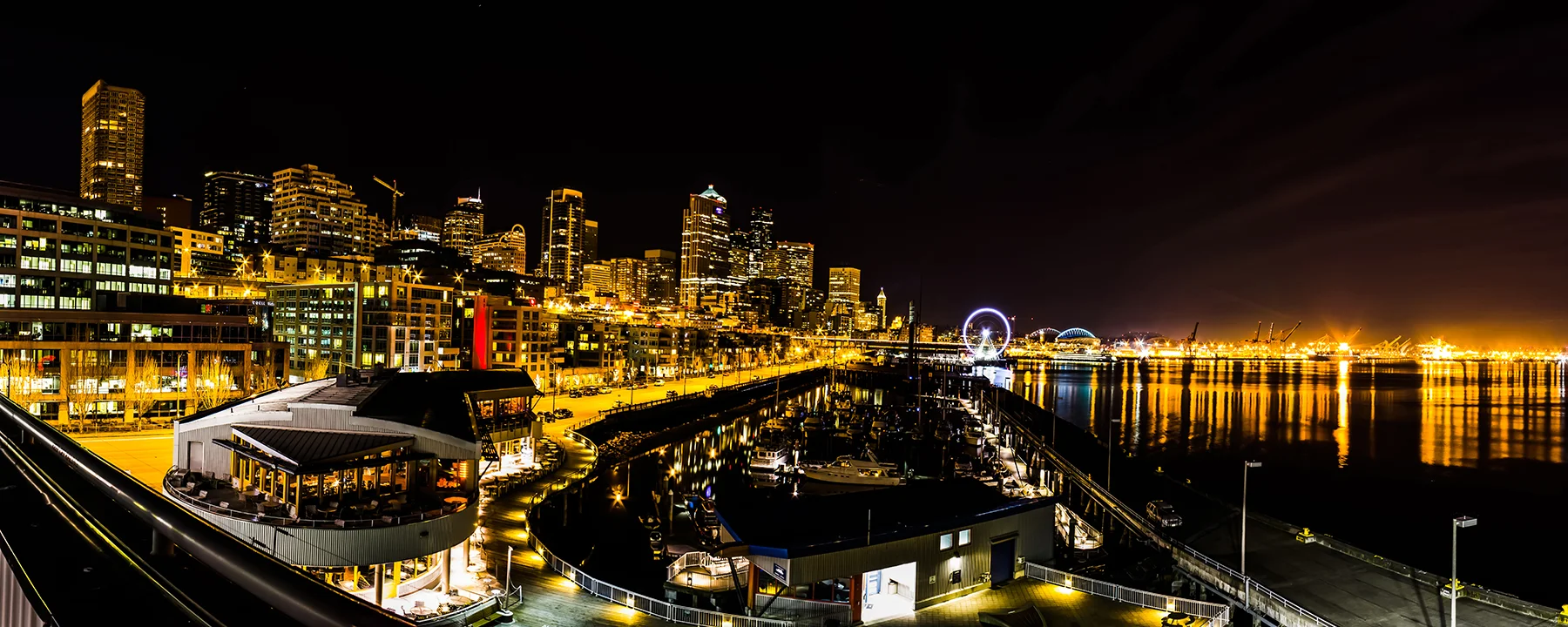 Seattle Skyline from the Bell Harbor Marina