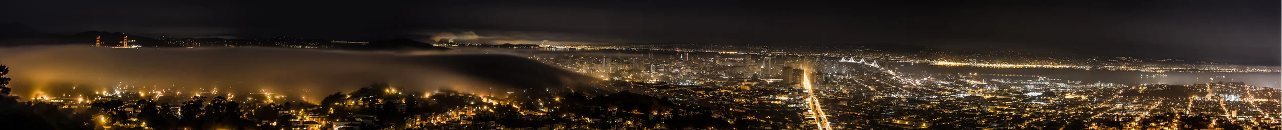 San Francisco Skyline from Twin Peaks