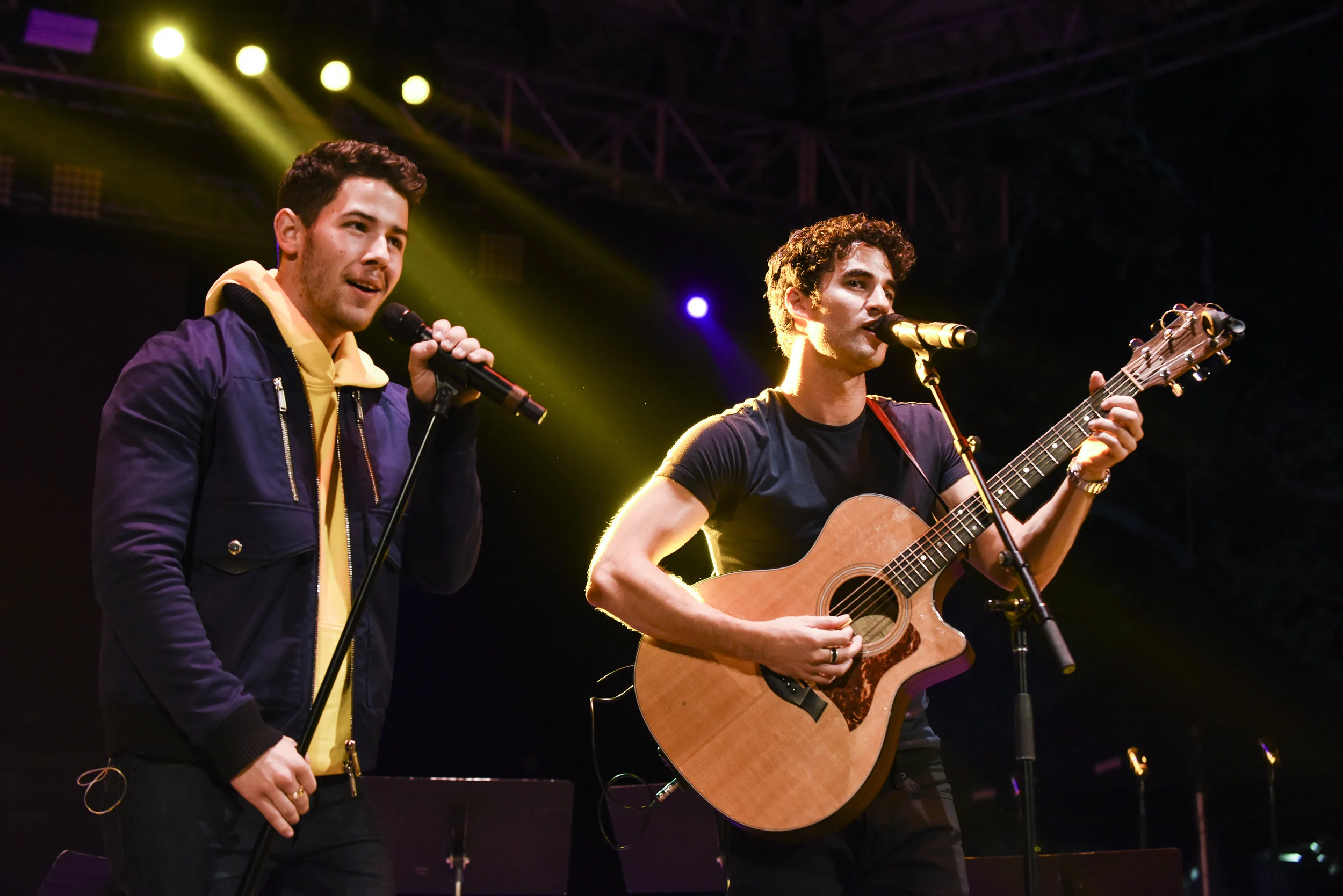 Nick Jonas and Darren Criss