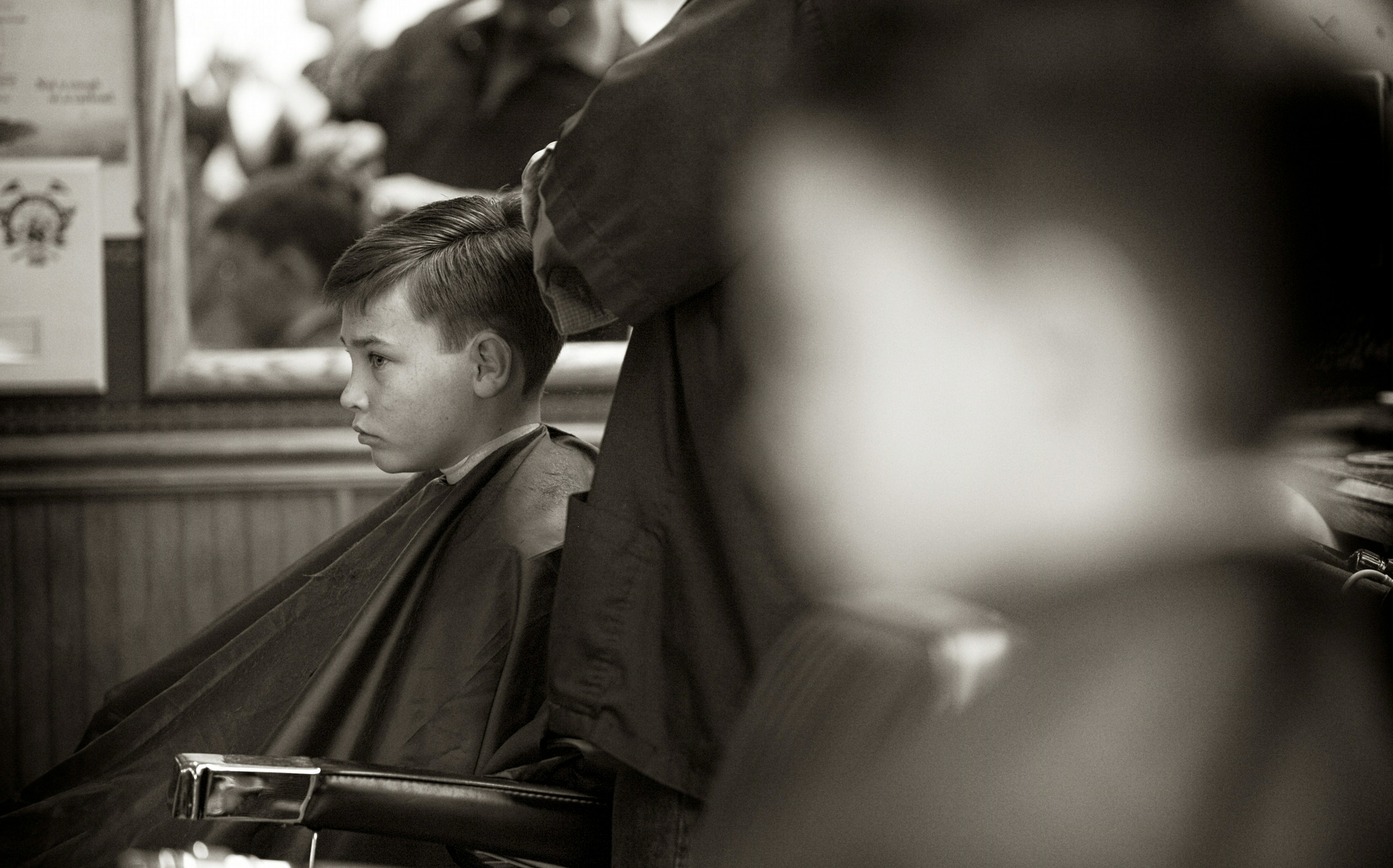 Still getting a "boy's" haircut . . .