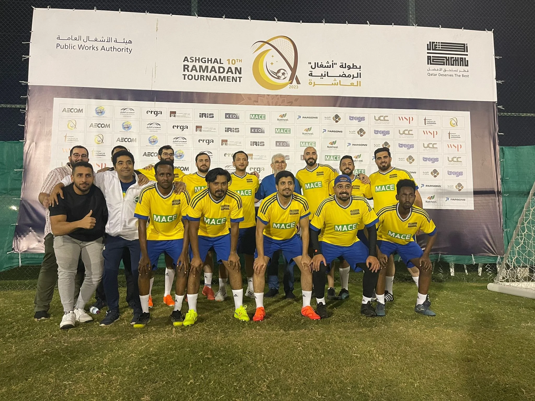 Ashghal's 10th Ramadan Tournament — MACE QATAR Contracting and Engineering Company