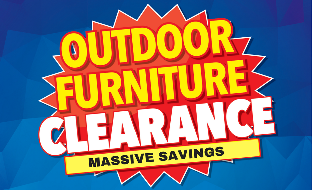 Massive Outdoor Furniture Clearance at Harvey Norman Furniture