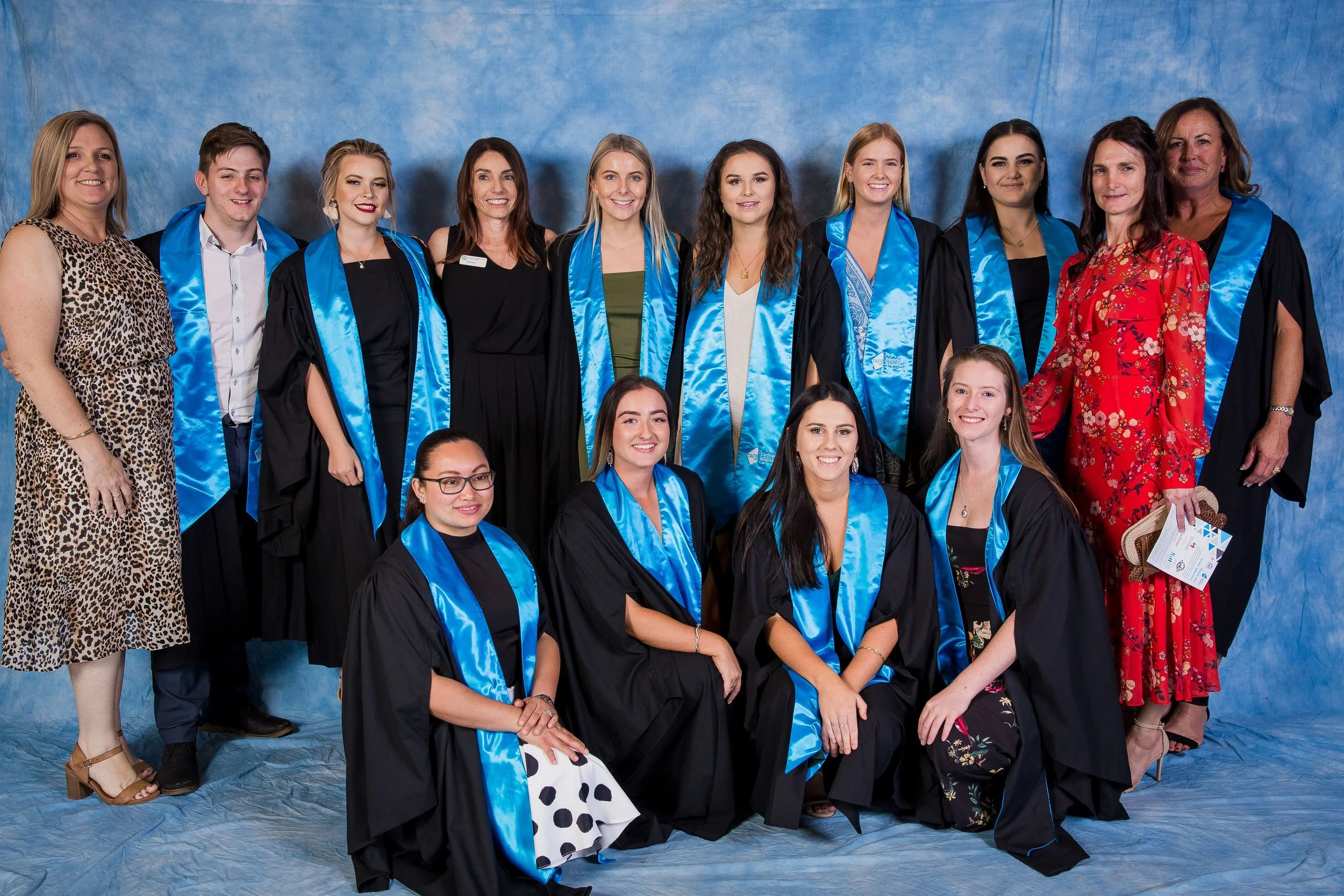 Nursing students with lecturers