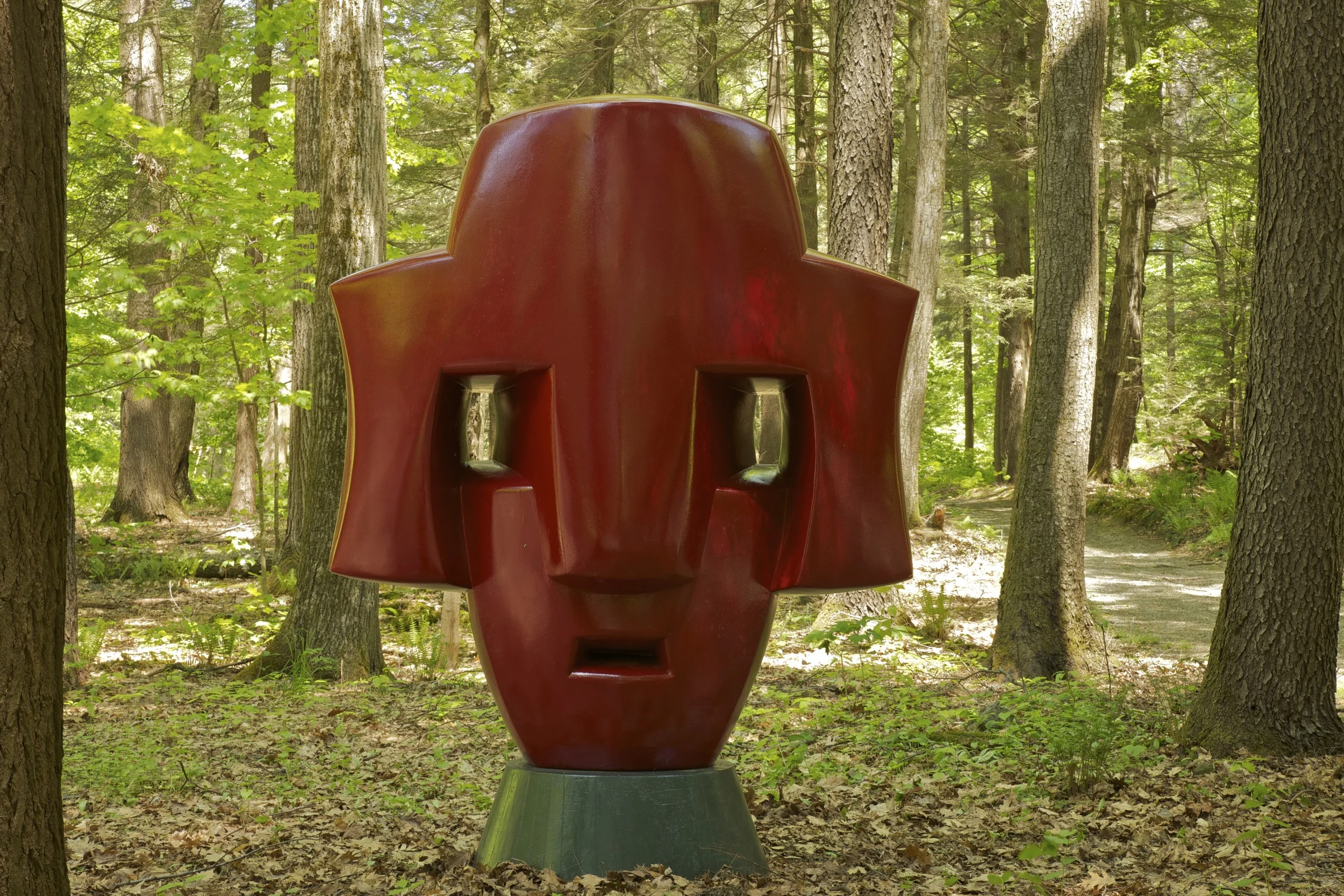 Two-Sided Head by Peter DeCamp Haines, #4 on the walking map