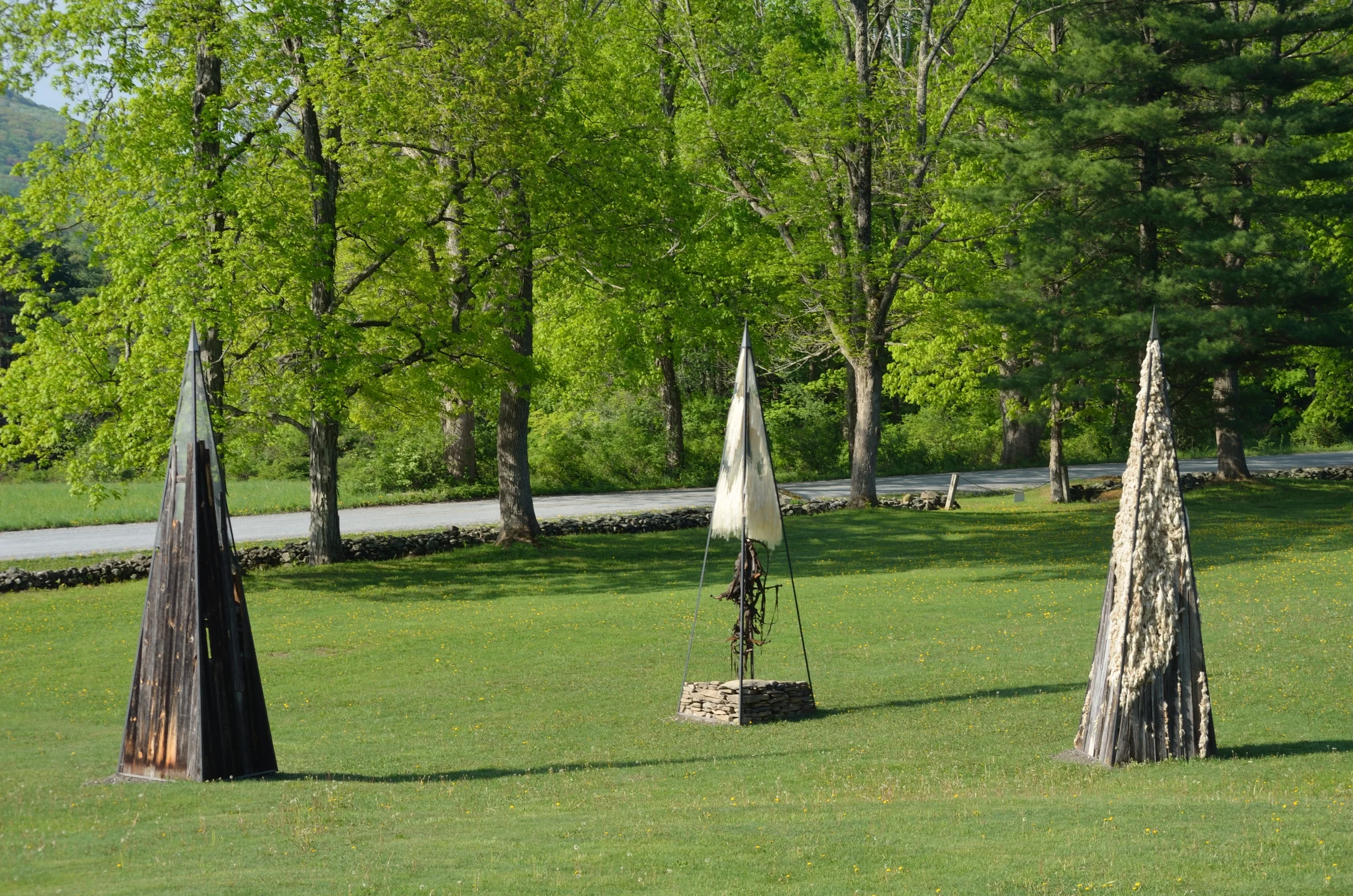 Landmark I, II and III by Nancy Winship Miliken, #13 on the walking map